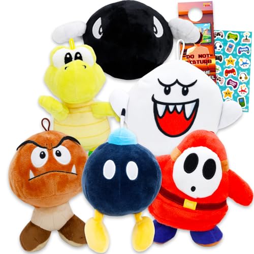 Super Mario Villains Juego de peluche – Paquete...