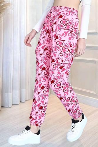 Image of POPWINGS Casual Printed Joggers for Women || Stylish Western Women Joggers for Summer || Pull-On Women Joggers Pants || Women Joggers for Summer