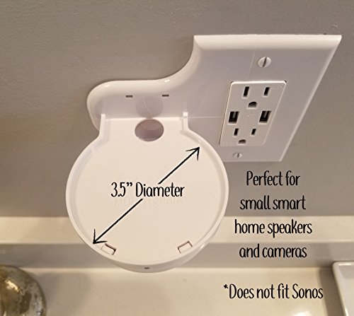 image for Mount Genie Smart Home Outlet Shelf: Hidden Cord Storage and Extra Cus