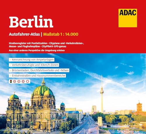 ADAC Autofahreratlas Berlin 1:14.000