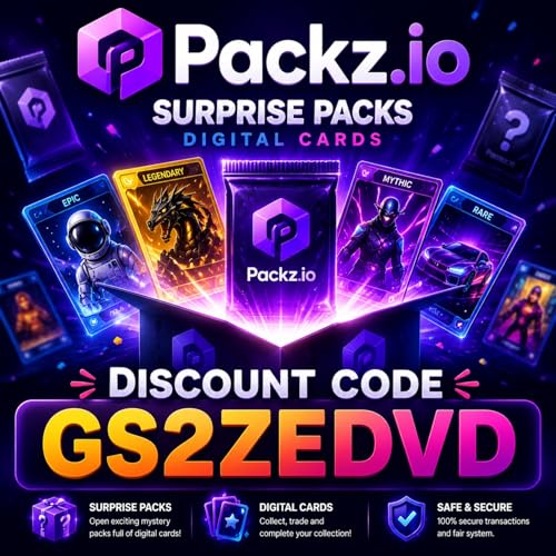 Packz.io Coupon Code: &ldquo;GS2ZEDVD&rdquo; &ndash; Your Gateway to Digital Cards cover art