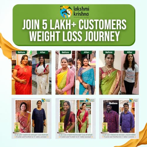 Image of Lakshmi Krishna Naturals Slim & Strength Multi Grain Health Mix Powder 1 kg | Sprouted Millets, Pulses & Seeds Blend | Plant-Based Traditional Nutrition Mix