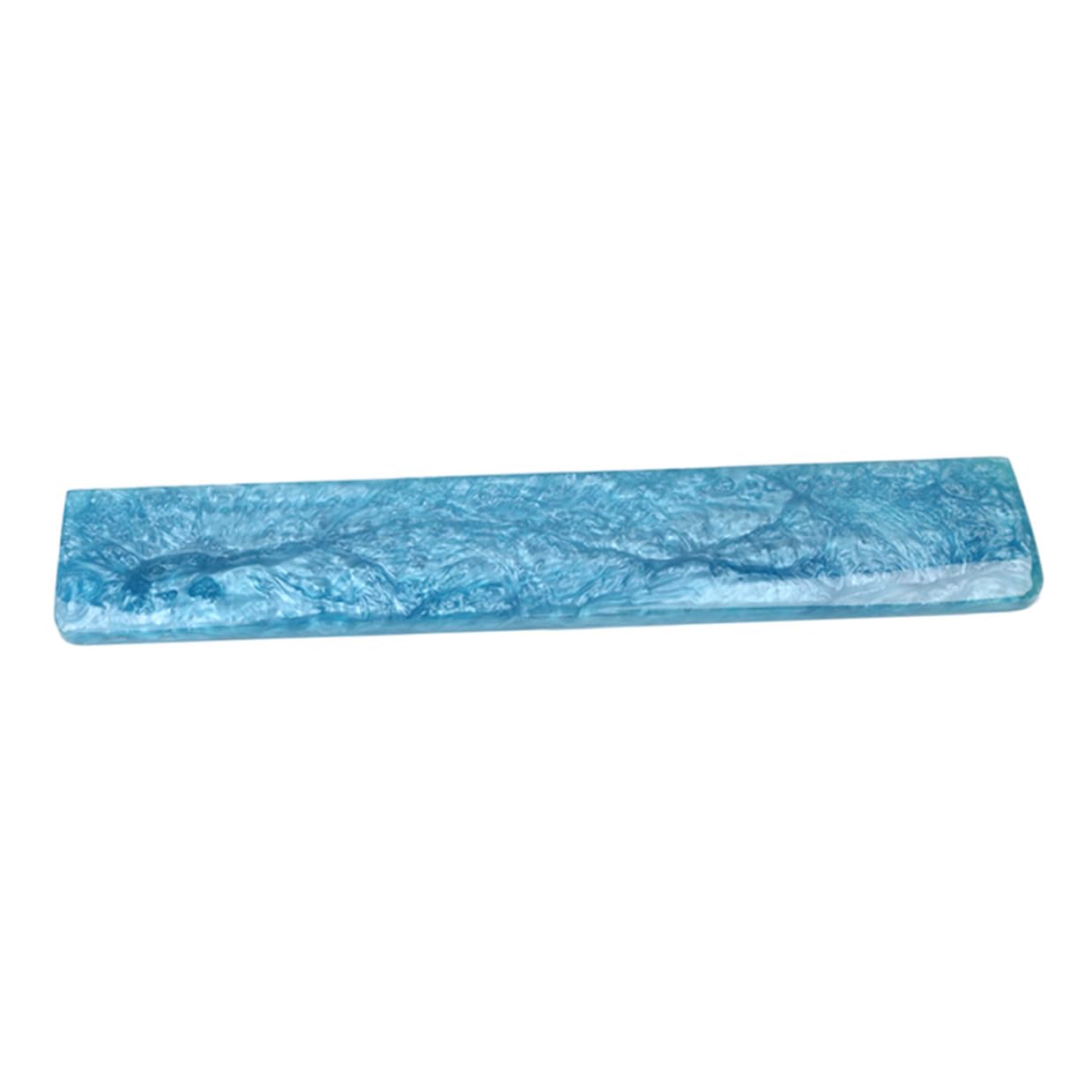 Abaodam Cuscino Poggiapolsi per Tastiera Poggiapolsi Tastiera Resina Epossidica Blu Supporto Ergonomico Elastico 61 Tasti