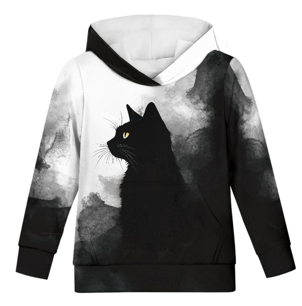 GLUDEAR Boys Girls 3D Print Graphic Sweatshirts Long Sleeve Pullover Hoodies