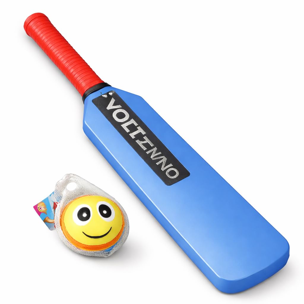 Kids Cricket Bat & Ball Set – Lightweight Plastic Cricket Kit with Soft Ball for Boys & Girls – Indoor & Outdoor Play Sports Toy|Suitable for 4+Age Kids (Blue Colour)-image-8