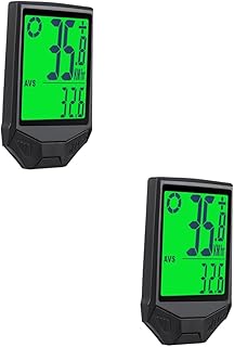 Sosoport 2 pcs Bicycle stopwatch excersize bike excersise bike outdoor accessories cycling speedometer odometer speedometer Cycling Odometer Acrylic Bike Velocity Measuring Device