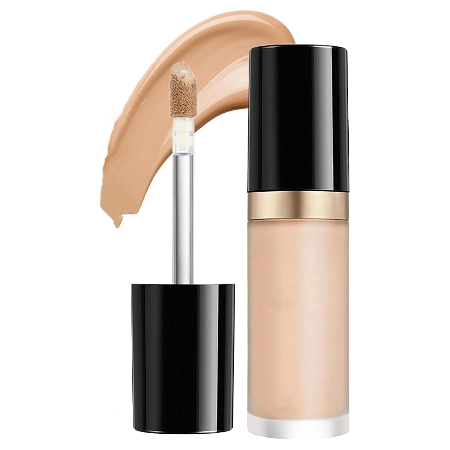 Multi-Use Full Coverage Concealer, Oil-Free & Hydrating, Long-Lasting Lightweight Formula Shade,Clear Beige – For Imperfections & Under Eye (#2)
