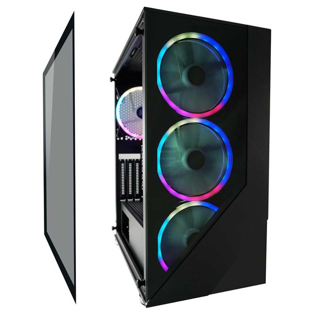 CAJA PC LC-POWER GAMING 803B-ON SHADED_X RGB NEGRO