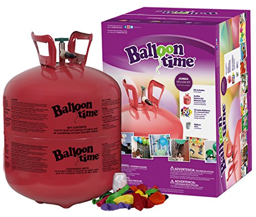 Blue Ribbon Balloon Time Disposable Helium Kit,Tank 14.9 Cu.Ft thumb #2