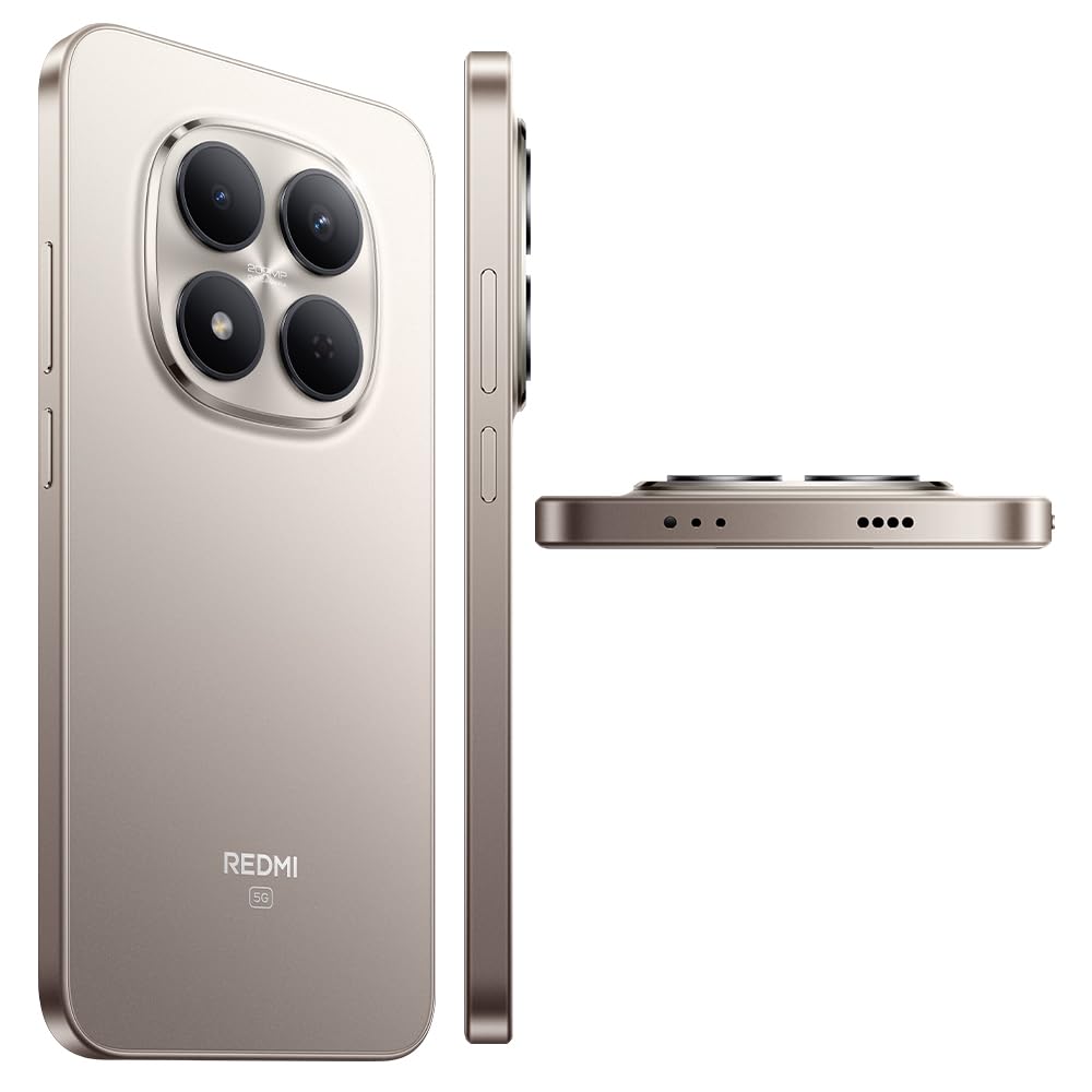 XIAOMI Redmi Note 15 Pro 5G, Smartphone 12 GB + 512 GB, Batteria ad alta capacità 6580 mAh, Nuova fotocamera da 200 MP, Schermo AMOLED 1.5K da 6.83 pollici, Titanio,Caricabatterie non incluso.
