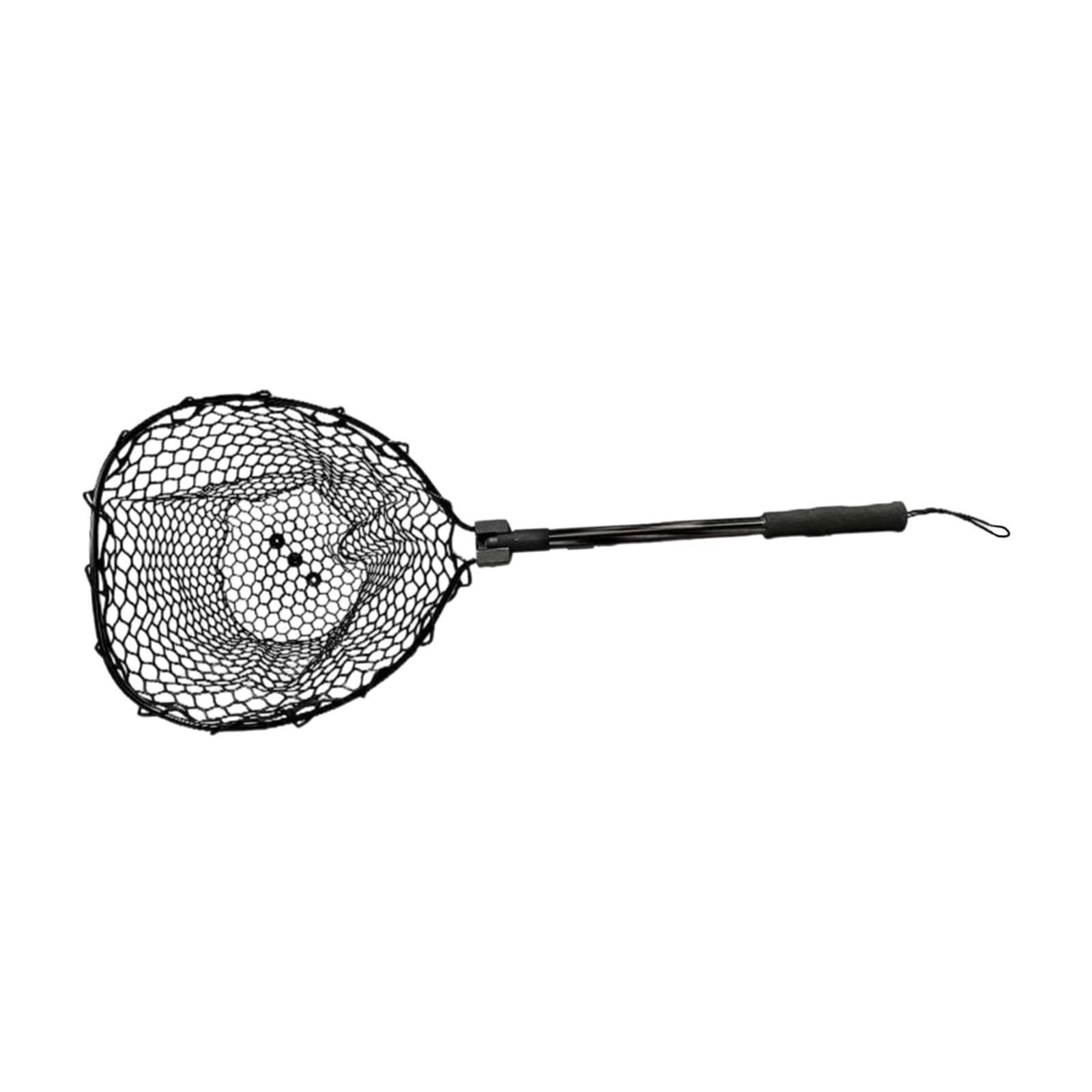 Perfeclan Red de Pesca Plegable de aleación de Aluminio, Accesorio portátil con Mango ergonómico Agarre Antideslizante.