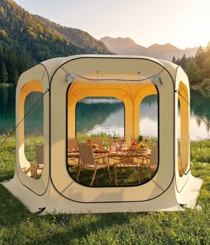 12X12 ft Outdoor Pop Up Bubble Tent, Garden Dome Igloo Tent...