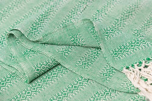 Baby Trapoz Mexican Rebozo, Scarf, Shawl, Ideal for Natural Birth, Doula Massage, 118.11", Green4