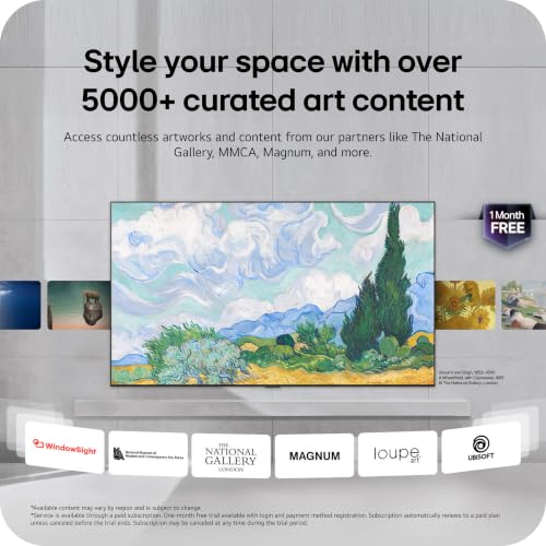 LG 55-Inch Gallery TV QNED AI LX7B Series Mini LED Smart TV, HDR10, AI Upscaling 4K, Wow Orchestra, Glare-Free, Alexa Enabled, White Bezel, Wall Mount Included (55LX7BPUA, 2026) β image 8
