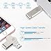 Flash Drive Compatible iPhone, Photo Stick 128GB Support iPhone, Memory Stick Photostick Mobile, Thumb Drive USB 3.0 Compatible iPhone/iPad/Android Backup OTG Smart Phone QARFEE Silver