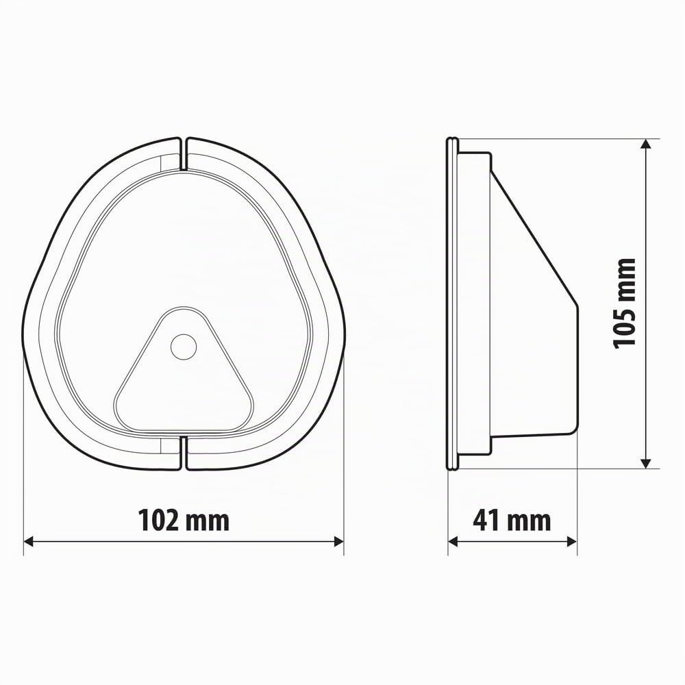 LAMPA 65411 Cerradura de puerta para furgonetas Puerta corredera Puerta trasera vehículo