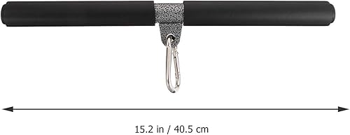Miniatura 2 de Barra recta de bricolaje, tirador de bíceps con empuñaduras suaves - Accesorios para máquina de pesas para entrenamiento de gimnasio en casa