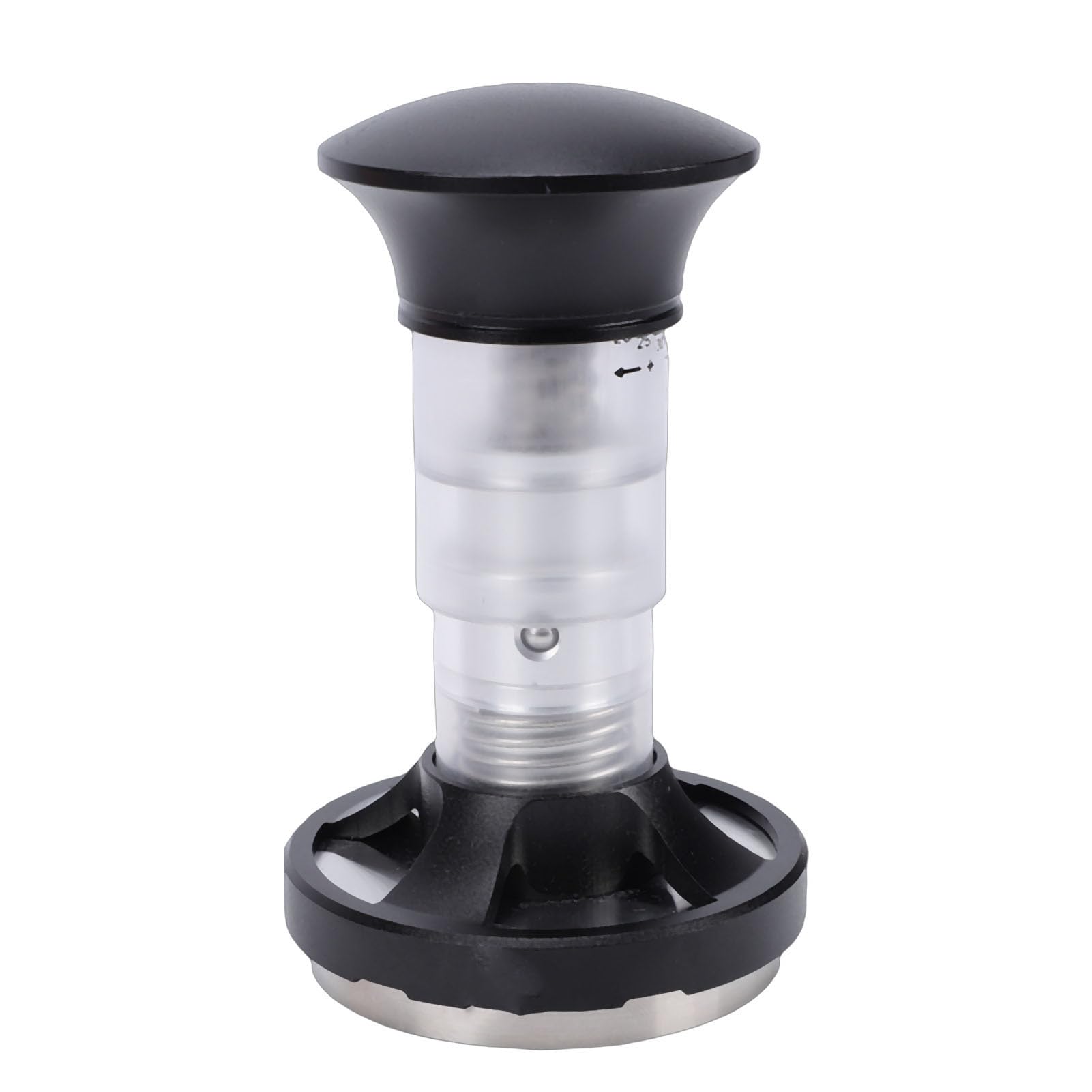 Zerodis Kaffee-Tamper 58 Mm, Federbelasteter Tamper mit Edelstahl-Wellenbasis für Barista-Kaffeezubehör zu Hause