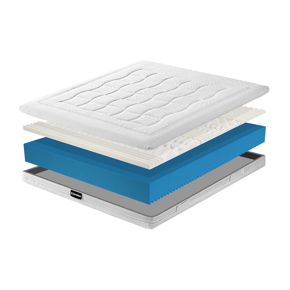 Svago H23 Einzelbett-Matratze – 90x200 Cm, 23 Cm Hoch, Mit Memory-Schaum, Waschbar & Milbendicht
