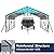 Xilingol Metal Carport, Heavy Duty Carport Canopy with Galvanized Steel Frame and Roof, Outdoor Storage Shed, Car Tent Garage Shelter for Pickup, Truck, Boat and Tractor, Grey (20x20 FT Black)
