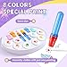 MINDNOOK Magic Brush Painting Set for Kids, Mess Free Art Station with Color-Changing Brush for Creative Learning at Home & School, Gift for Toddlers Ages 3,4,5,6,7,8,9