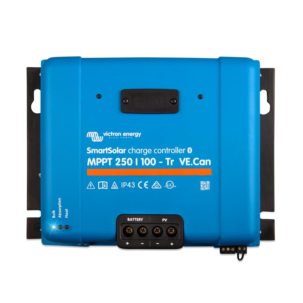 SmartSolar MPPT Tr VE.Can 250V 100 amp 12/24/36/48-Volt Solar Charge Controller (Bluetooth)