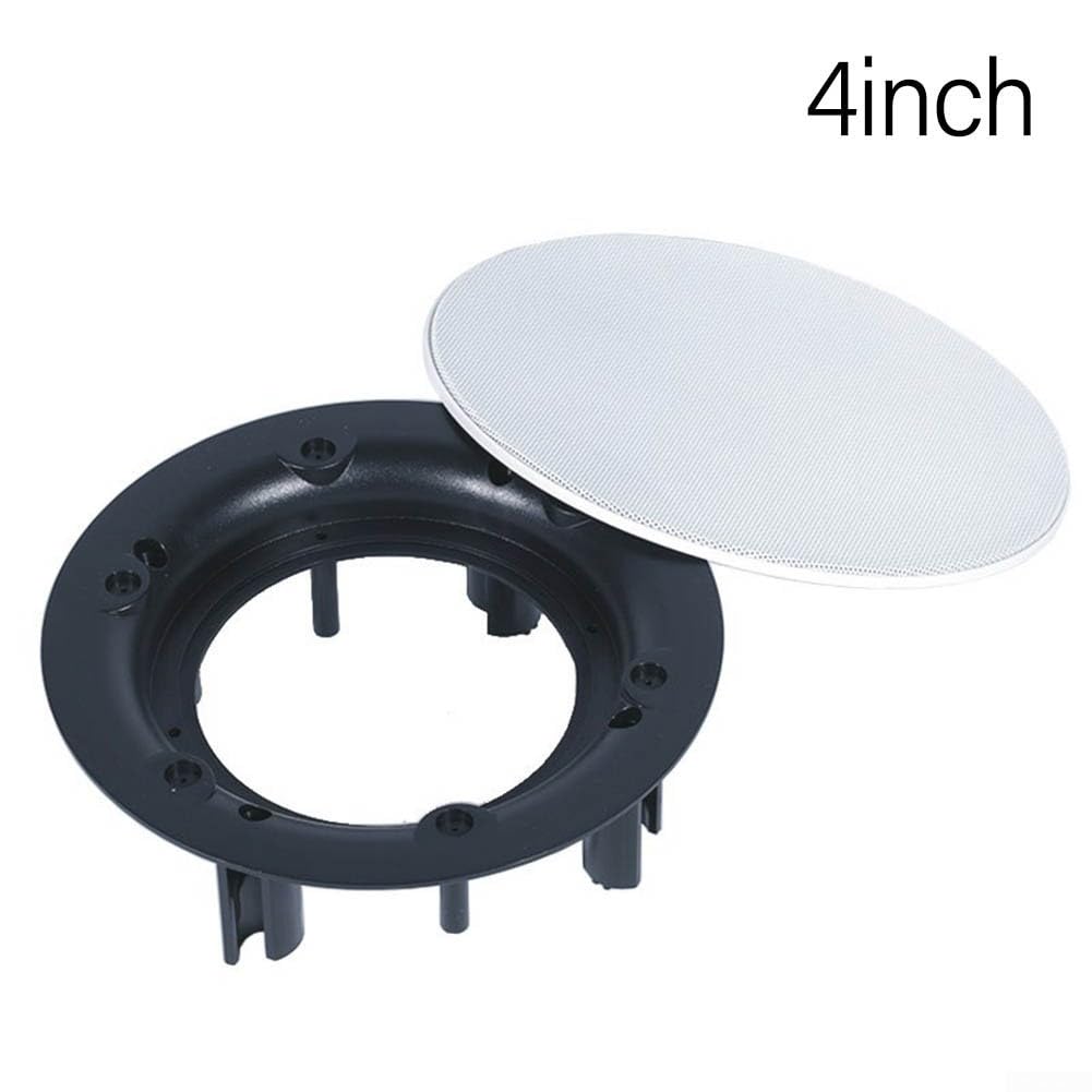Lautsprechergitter-Abdeckung, Deckengitter, runder Subwoofer-Schutz, eingebettete Deckenbasis, Staubschutz (10,2 cm 1 Set)