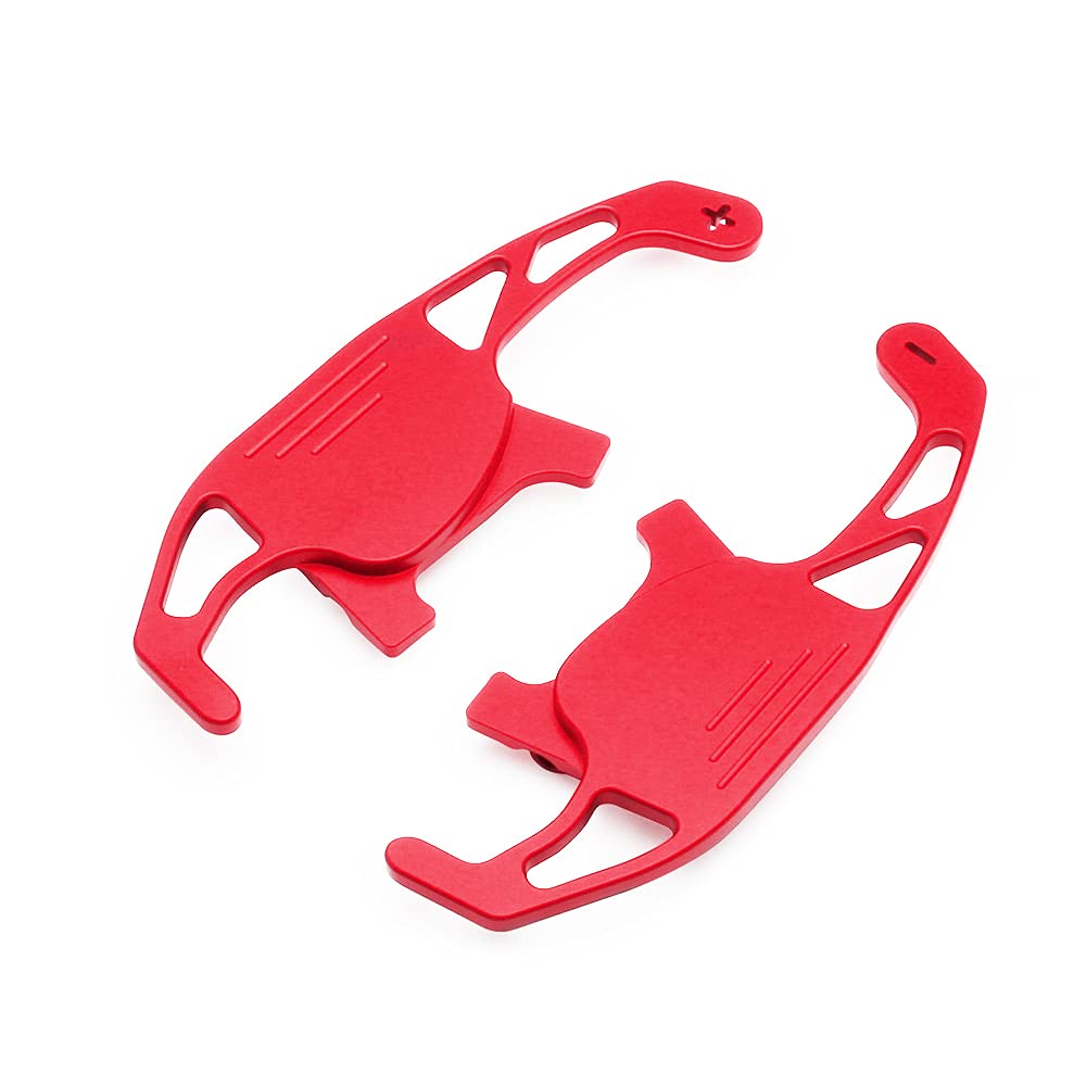 Paddle Shifter Extensions do VW Golf GTI MK7 R-line GTD GTE POLO GTI Scirocco 2019 metalowe czerwone