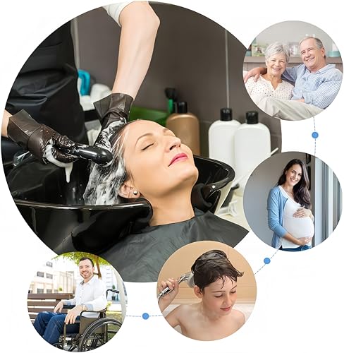 Lavabo de coiffeur mobile réglable en hauteur pour un confort optimal - 8