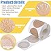 400 Pcs Mens Nipple Covers, Nipple Tape Pasties Nipple Patch Protector Sets for Runners Anti Chafing Nipple Stickers Guard Disposable Adhesive Bandage for Sports Gym Daily, White and Nude Color