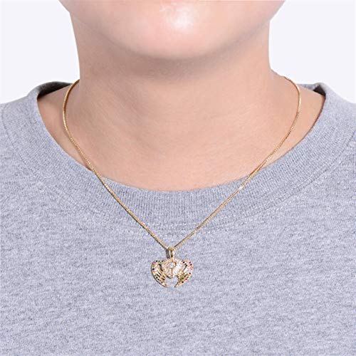 Bijoux cadeau d'anniversaire de mariage : collier cœur d'ange