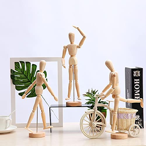 Dualshine L062-2PCS-MUTOUREN 12'' Wood Poseable Mannequin thumb #5