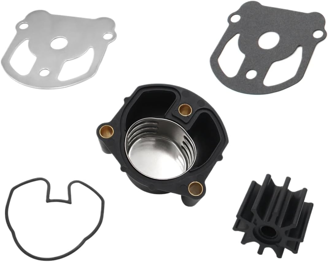 Water Pump Impeller Kit with Housing Replacement for Marine Outdrive Cooling Systems