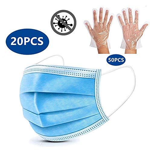 PRXDUS Personal Protective 3 Layers of Protection Effective Against fine Airborne Particles, Dusts