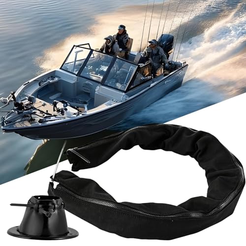 Gréement de fil pour moteur à la traîne avec gaine imperméable pour câble de bateau - 3