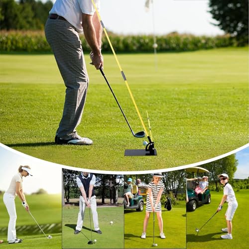 Support de bâton d'alignement de golf pour ajuster la posture et l'angle du swing