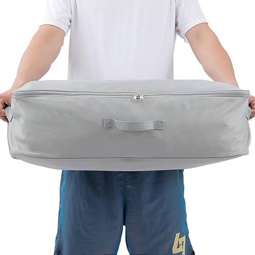 Miniatura 6 de Bolsa de almacenamiento de ropa para edredón, 26.8 x 18 x 7.8 pulgadas, tela Oxford 600D para manta, edredón, almohada, ropa de cama, ropa, suéter,