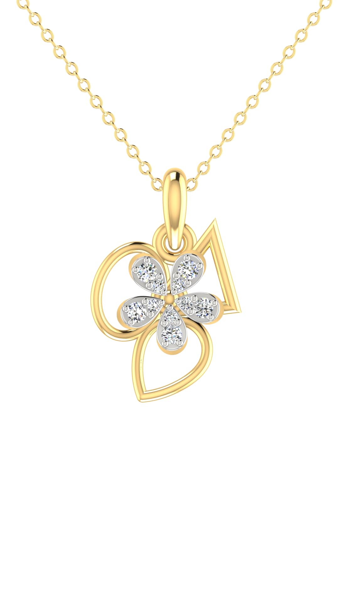 avsar Yellow Gold 9KT Pendants AVP1189YC-picture-23