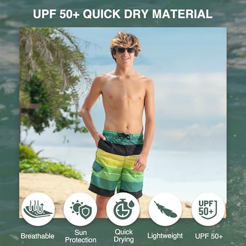 Kanu Surf Boys' Avalon Quick Dry UPF 50+ Beach Swim Trunk2