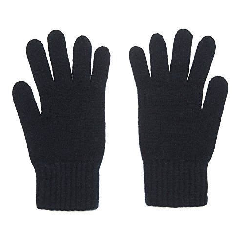 Oxfords Kaschmir Damenhandschuhe aus reiner Schafswolle, Navy