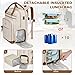 MATEIN Teacher Work Backpack with Lunch Compartment Detachable, 15.6 Inch Laptop Backpack with Organized Pocket, College Computer Backpacks Meal Prep Bag Gift for Women Nurse Commute Office