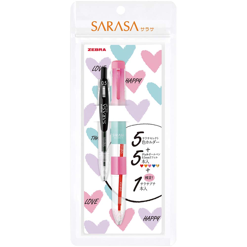 ゼブラ サラサ セレクト SARASA ホルダー　リフィル5本　プチ ギフト袋 ゼブラ サラサ セレクト SARASA ホルダー リフィル5本 プチ