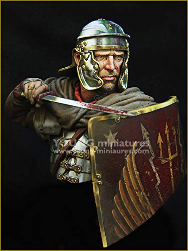 Buste en résine légionnaire romain 1/10 maquette historique premium