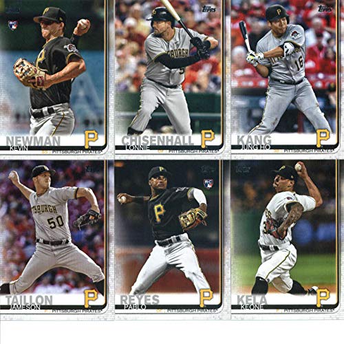 2019 Topps Complete (Series 1 & 2) Baseball Pittsburgh Pirates Team Set of 23 Cards: Nick Burdi(#43), PNC Park(#48), Corey Dickerson(#89), Trevor Williams(#96), Joe Musgrove(#104), Felipe Vázquez(#194), Gregory Polanco(#198), Josh Bell(#208), Colin Moran(#214), Starling Marte(#253), Francisco Cervelli(#274), Josh Harrison(#339), Chris Archer(#380), Jung Ho Kang(#391), Steel City Slammers(#425), Lonnie Chisenhall(#431), Steven Brault(#435), plus more