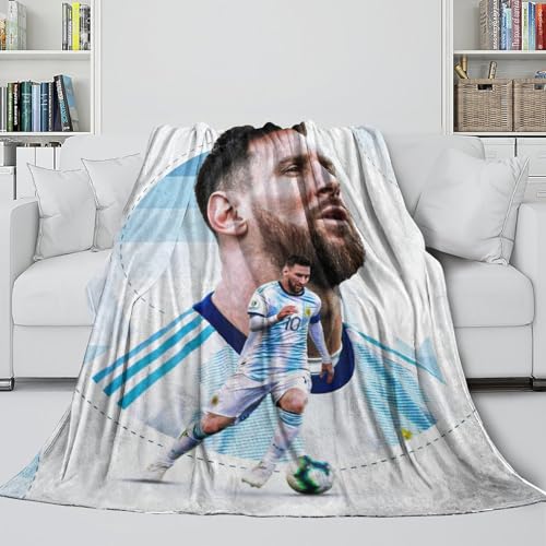 ZIMONJO Messi Manta Franela - Fútbol Manta Suave Regalo...