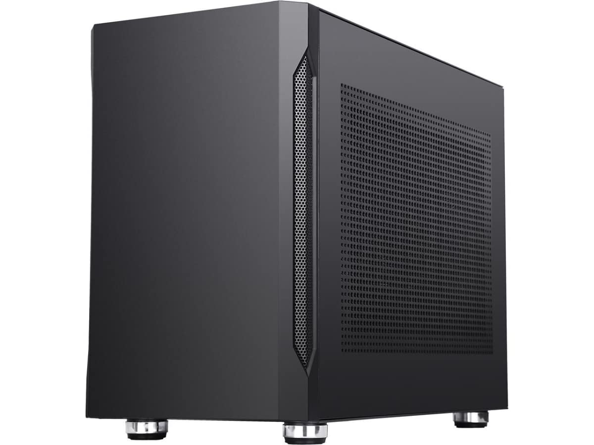 SAMA IM02 Micro ATX Tower Computer Case with internal components visible