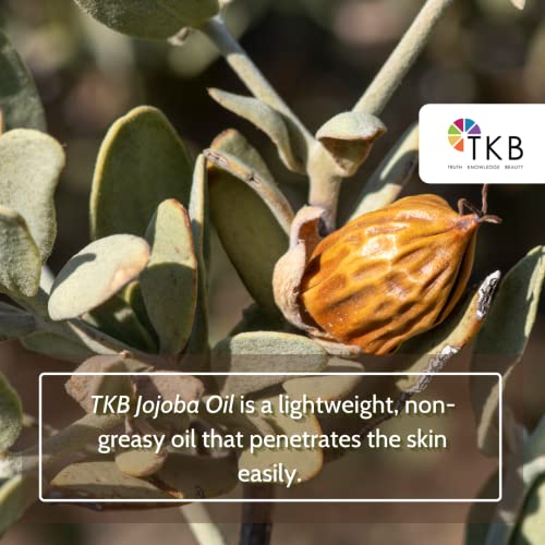 Tkb Jojoba Oil| 100% Pure, Natural, Unscented | Used For Diy Skin Care Products | Moisturizer, Face Oil, Carrier Oil, Massage Oil, Stretch Marks, Skin Radiance| Made In Usa (8Floz (237Ml)) #TOP2