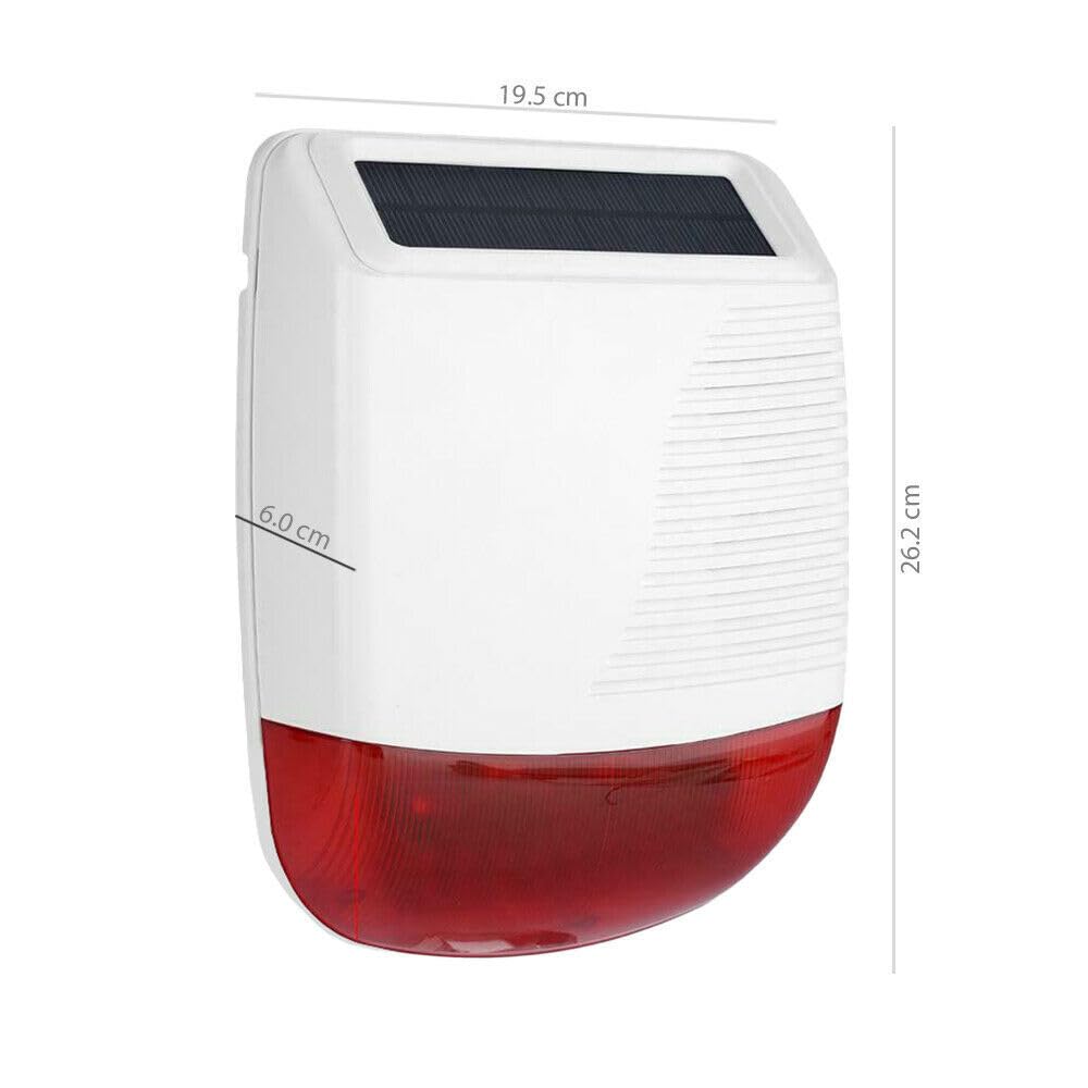 kit sistema di allarme antifurto casa wireless domestico WiFi 4G, APP Tuya Smartlife, RFID, sirena, sensori porta finestra, rilevatore di movimento, Sirena esterna wireless a carica solare