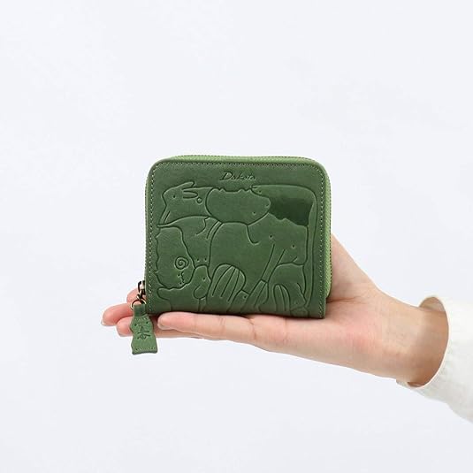 Amazon | [ダコタ] アニマーレ 二つ折り財布 0030190 グリーン/50 | 財布