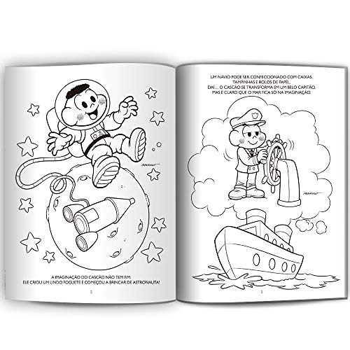 GIGANTE LER E COLORIR CASCAO